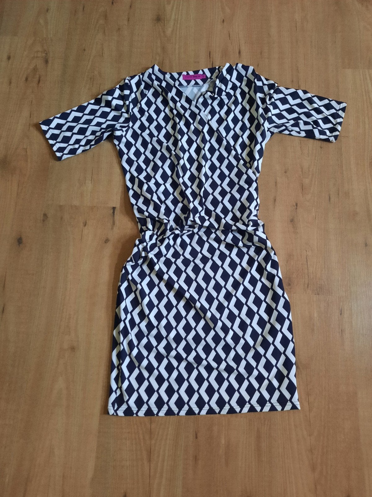 Studio Anneloes Travelstof Jurk Maat S, Kleding | Dames, Studio Anneloes, Ophalen of Verzenden, Zo goed als nieuw, Knielengte