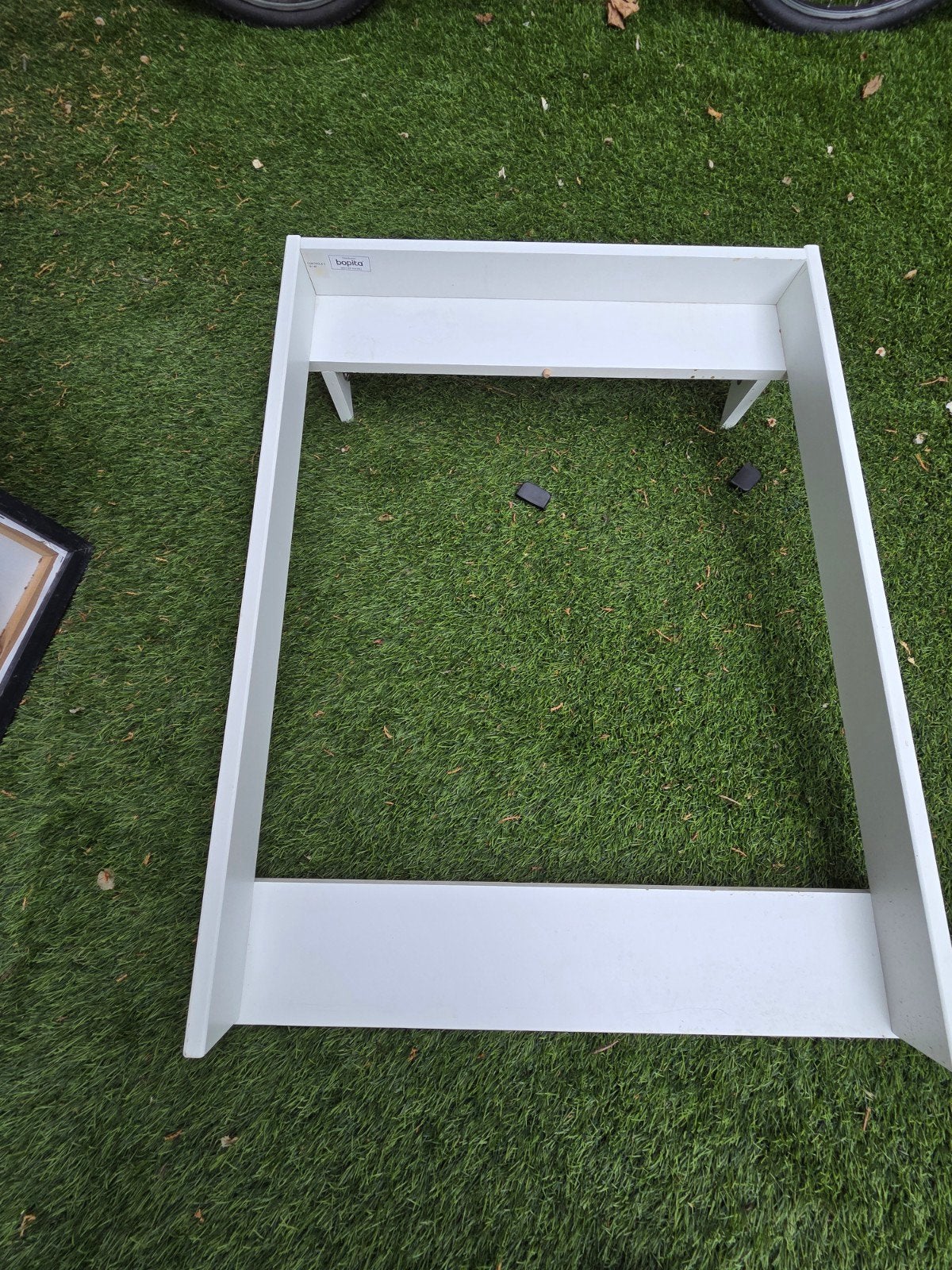 Witte Bopita plank/opbergmeubel, Ophalen, Met plank(en), Gebruikt, 50 tot 100 cm
