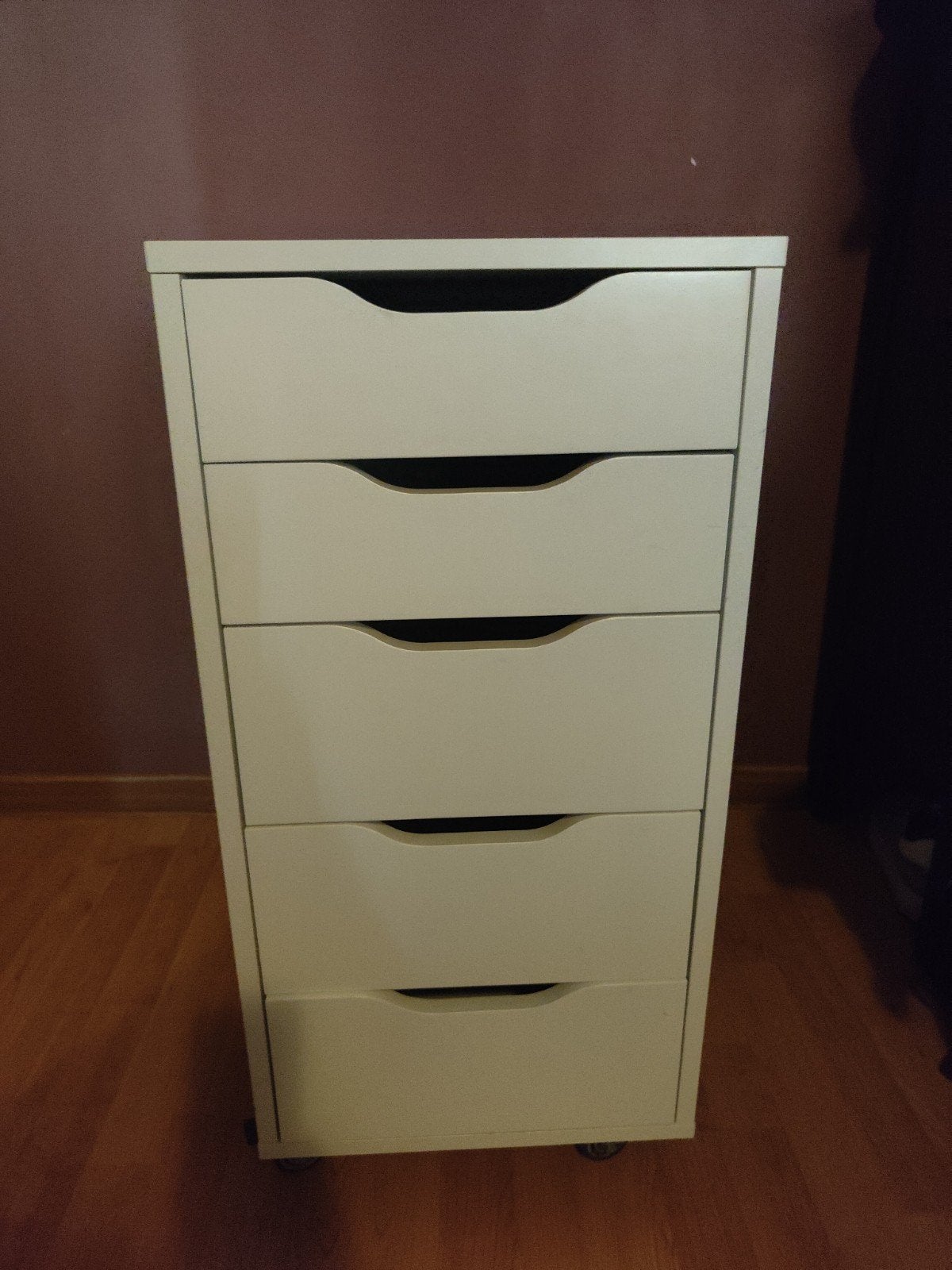 Ladekastje met 5 lades en wieltjes - 36x58.5x76 cm, Huis en Inrichting, Kasten | Ladekasten, Ophalen