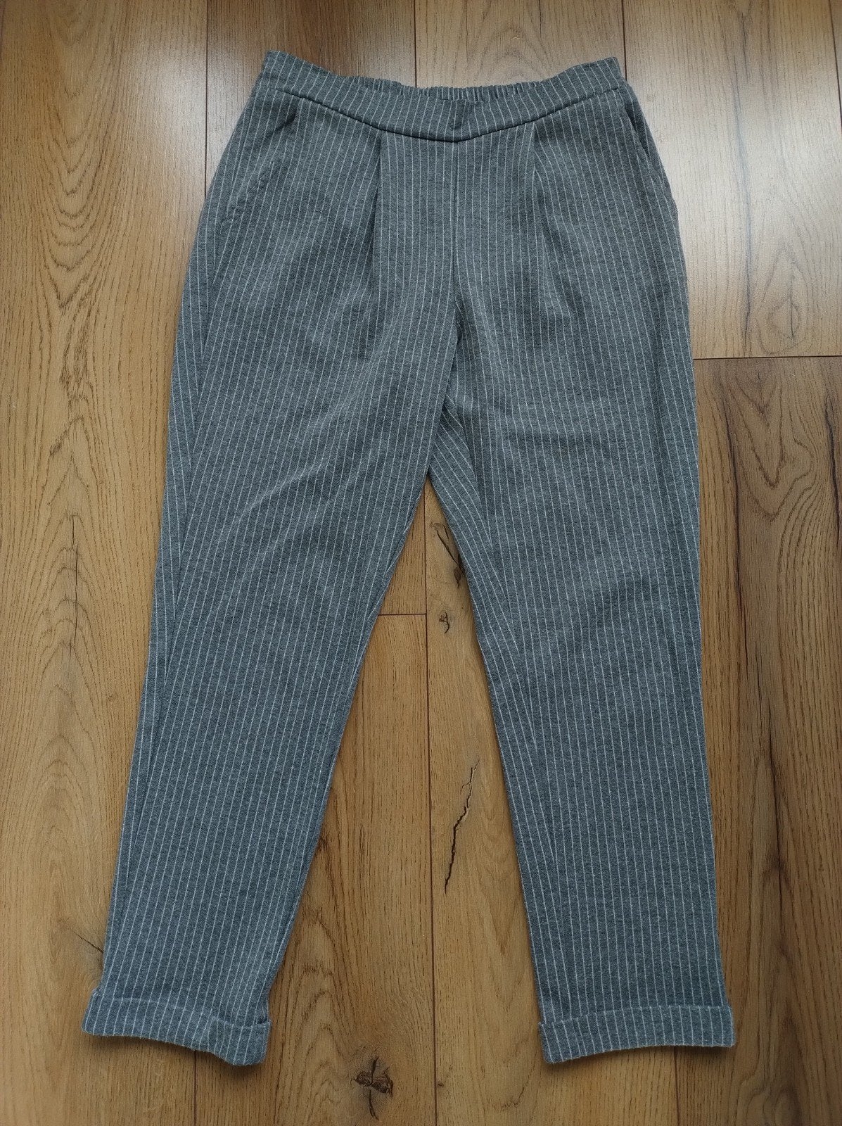 Broadway broek chino jogging gestreept grijs wit dames XS, Kleding | Dames, Ophalen of Verzenden, Maat 34 (XS) of kleiner, Grijs