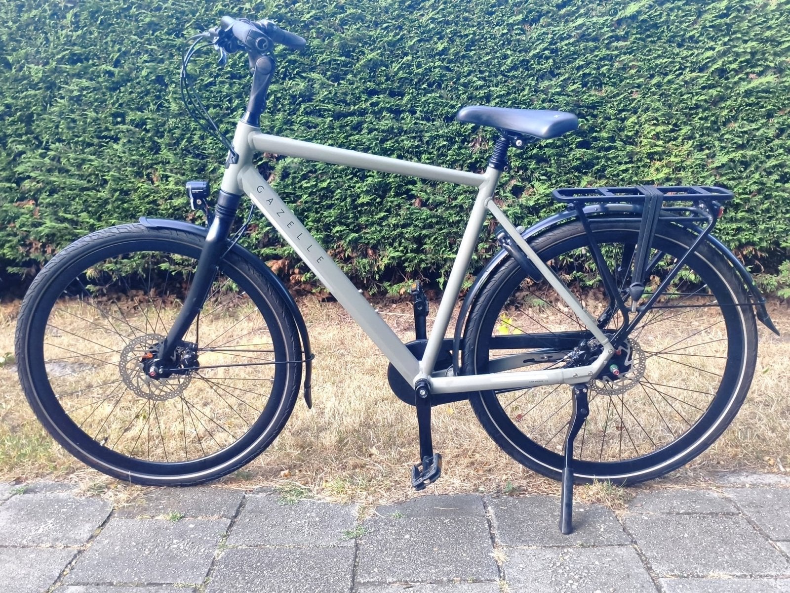 Gazelle Chamonix C8 - Clay Green, Fietsen en Brommers, Fietsen | Heren | Herenfietsen, Ophalen, Versnellingen, Zo goed als nieuw