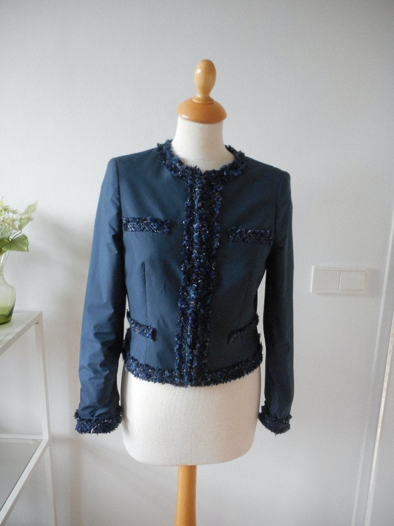 Jasje, blazer van Josephine & Co, maat 38, Maat 38/40 (M), Josephine & Co, Blauw, Ophalen of Verzenden