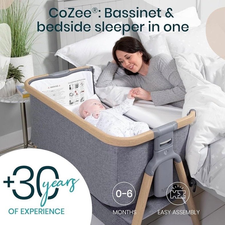 CoZee Bassinet & Bedside Sleeper, Ophalen, Zo goed als nieuw, Wieg
