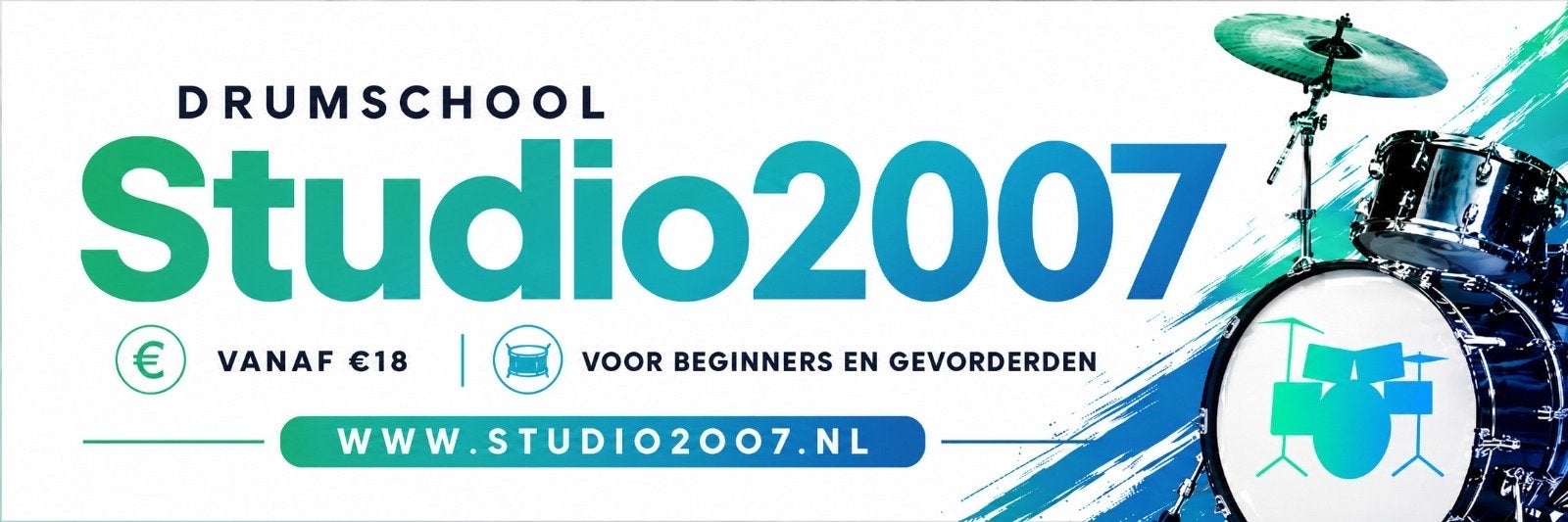 Drumles in Apeldoorn bij Studio2007, Ophalen, Nieuw, Pearl