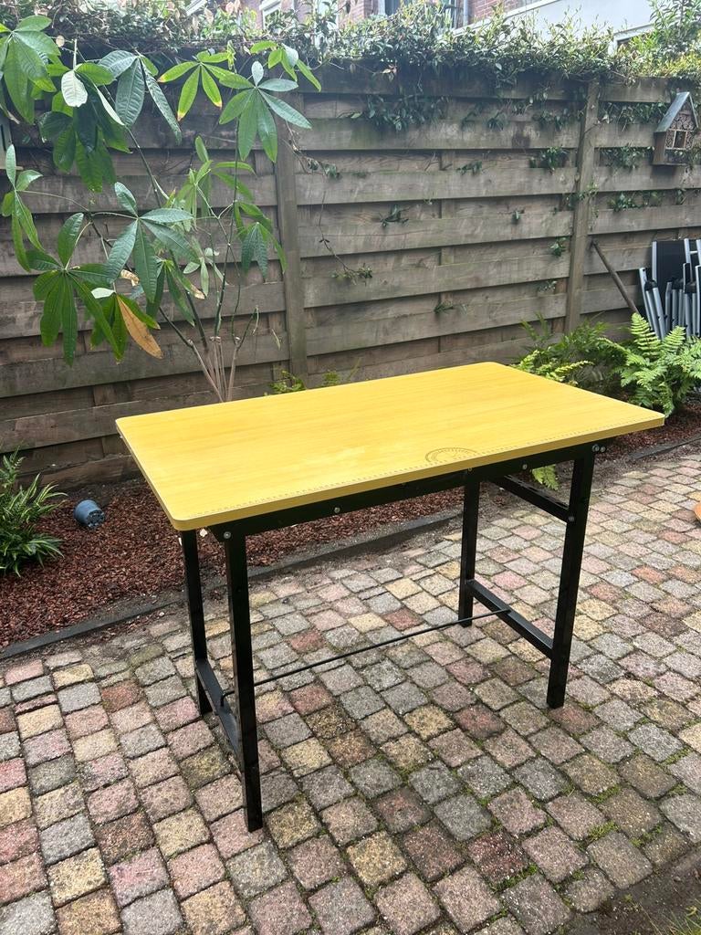 Inklap werktafeltje 60x100, Ophalen, Zo goed als nieuw, Rechthoekig