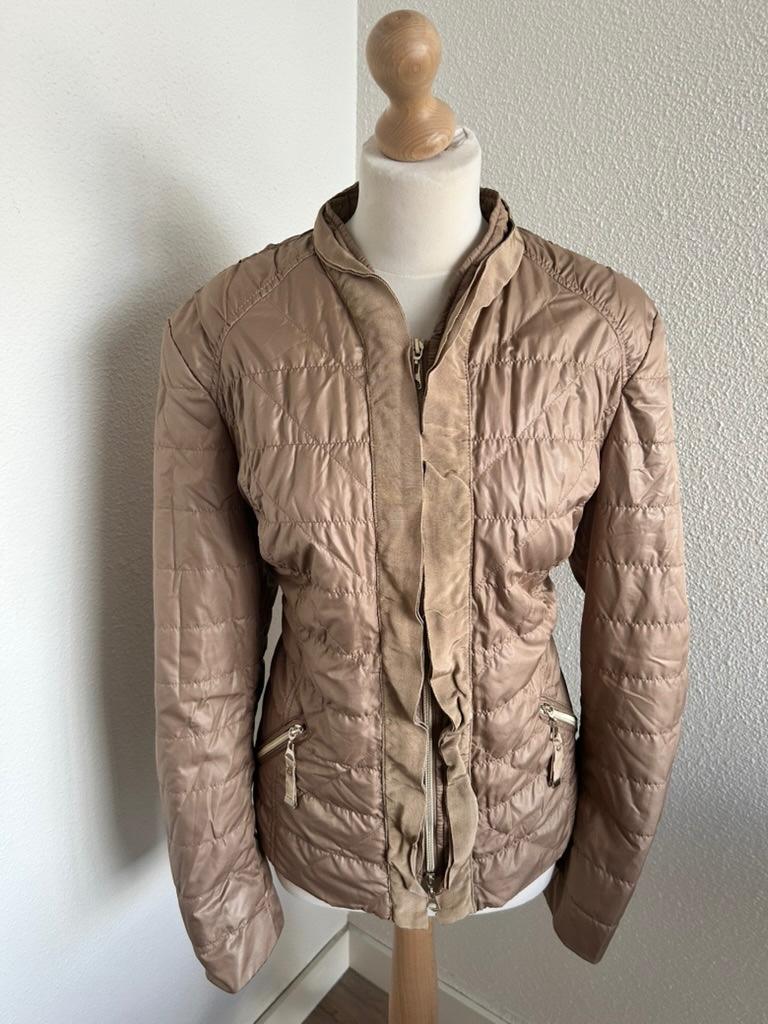 Taifun maat 46 taupe beige vest jack 2616, Taifun, Beige, Maat 46/48 (XL) of groter, Ophalen of Verzenden