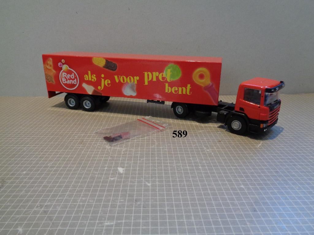 lion scania p met redband trailer, Ophalen of Verzenden, Zo goed als nieuw, Bus of Vrachtwagen, Tekno