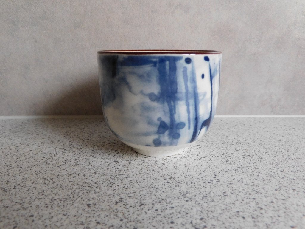 Mok 6x7 cm. 150 ml. Indigo Blue by Xenos, Huis en Inrichting, Keuken | Servies, Ophalen of Verzenden, Zo goed als nieuw, Overige stijlen