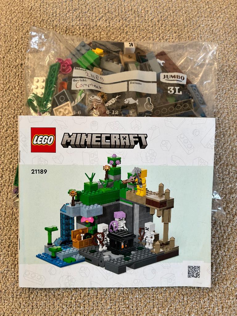 Lego Minecraft 21189 complete set, Minecraft, Lego, Compleet, Ophalen of Verzenden