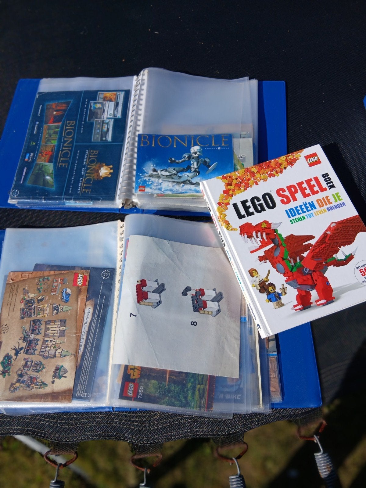 lego boek en instructie boekjes, Ophalen