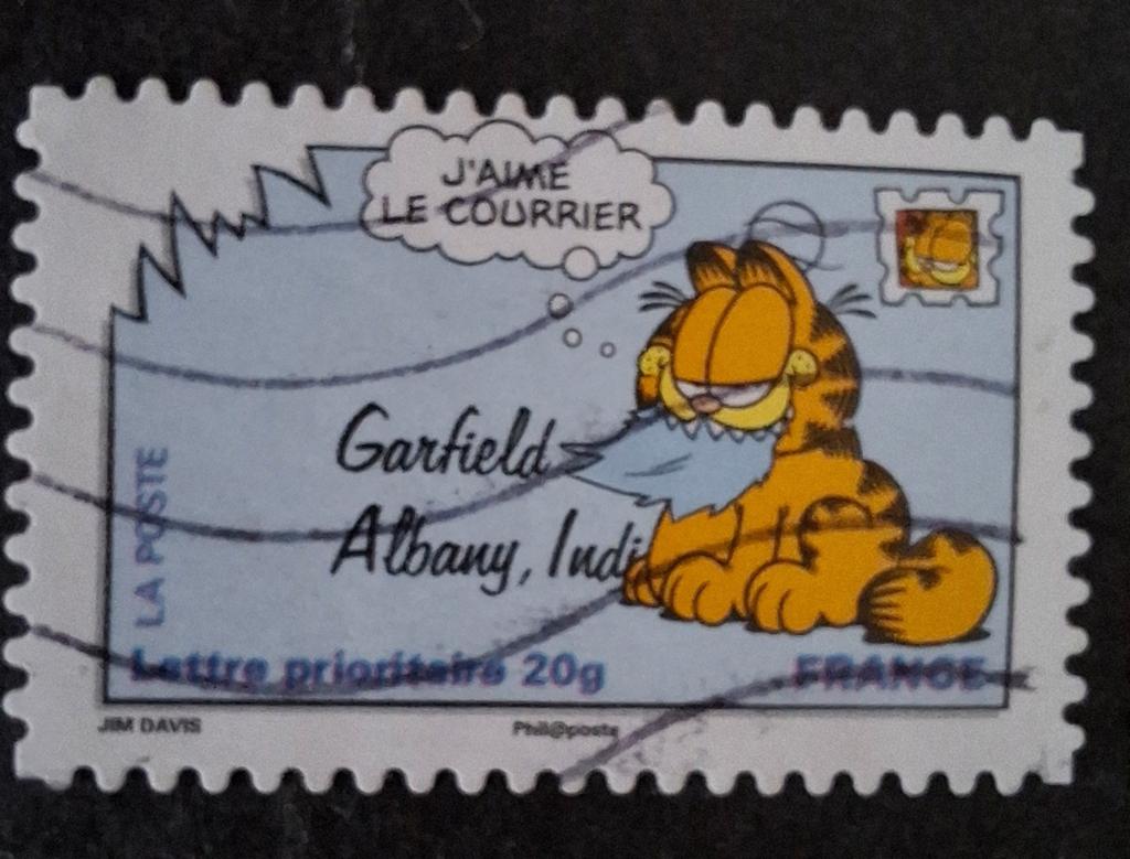 Frankrijk 548 garfield, Ophalen of Verzenden, Overige thema's
