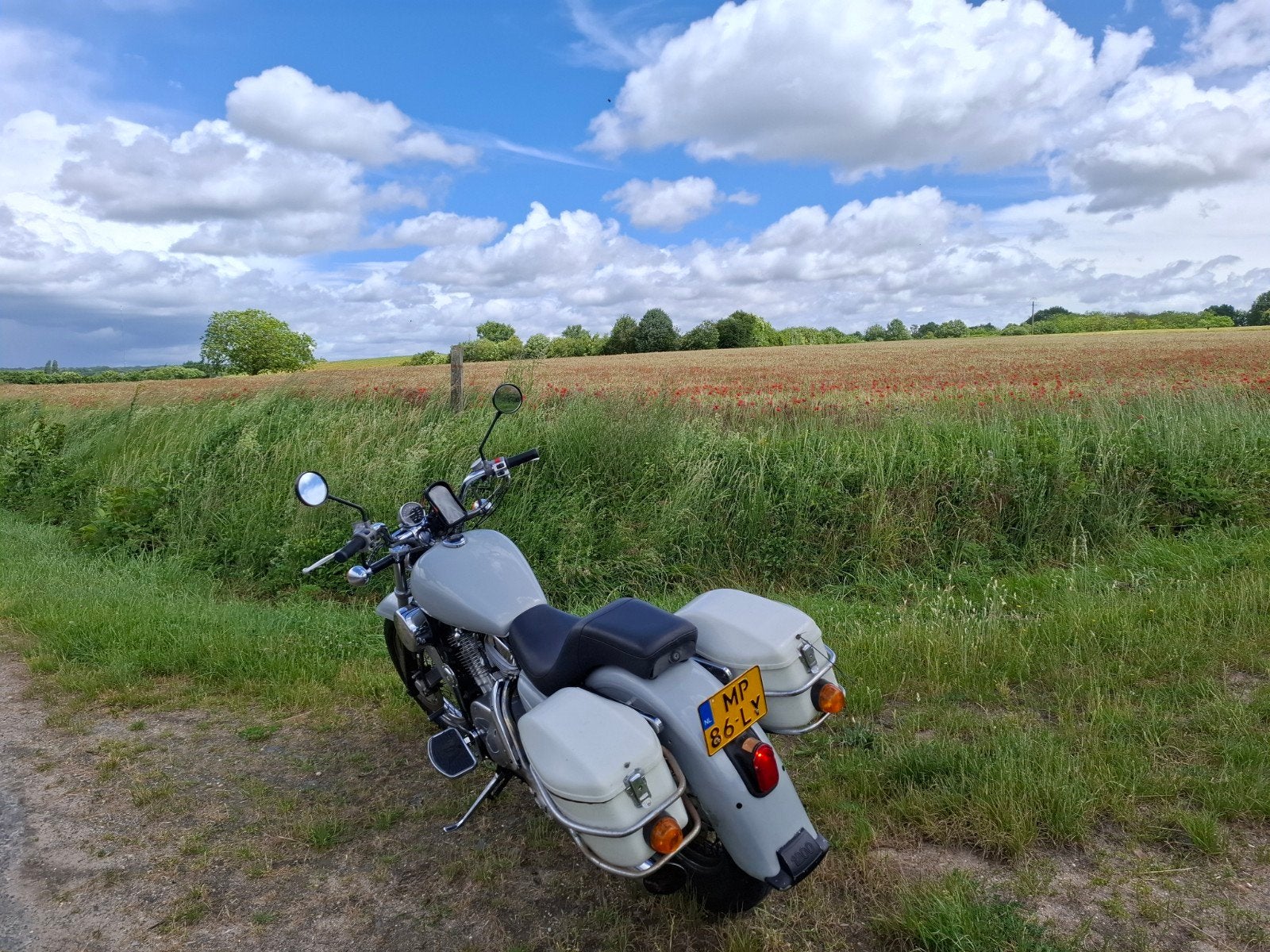 Kawasaki VN 1500 B - Comfortabele Chopper met Koffers, Motoren, Particulier