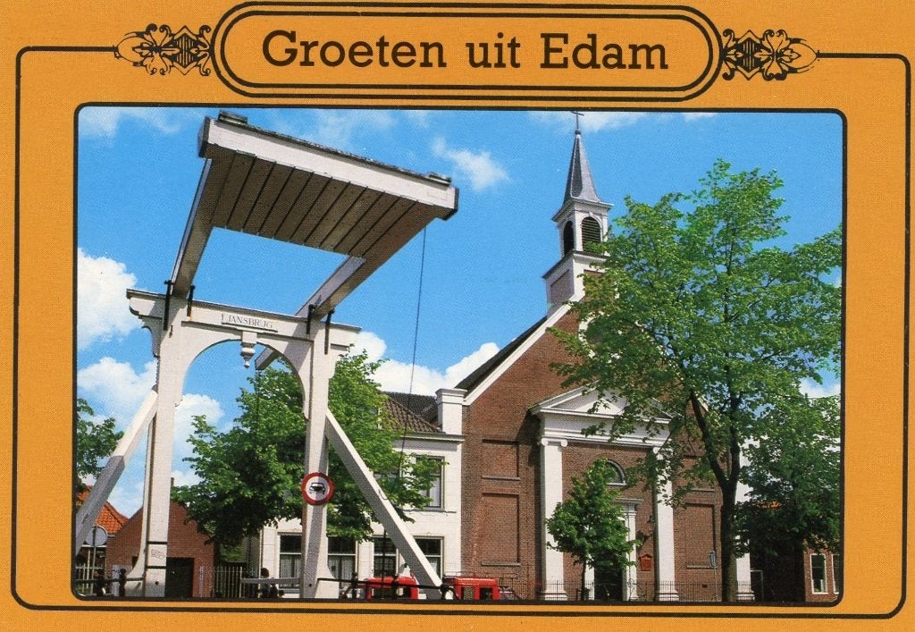 EDAM Brug en Kerk Groeten, Verzamelen, Verzenden, 1980 tot heden, Ongelopen, Noord-Holland