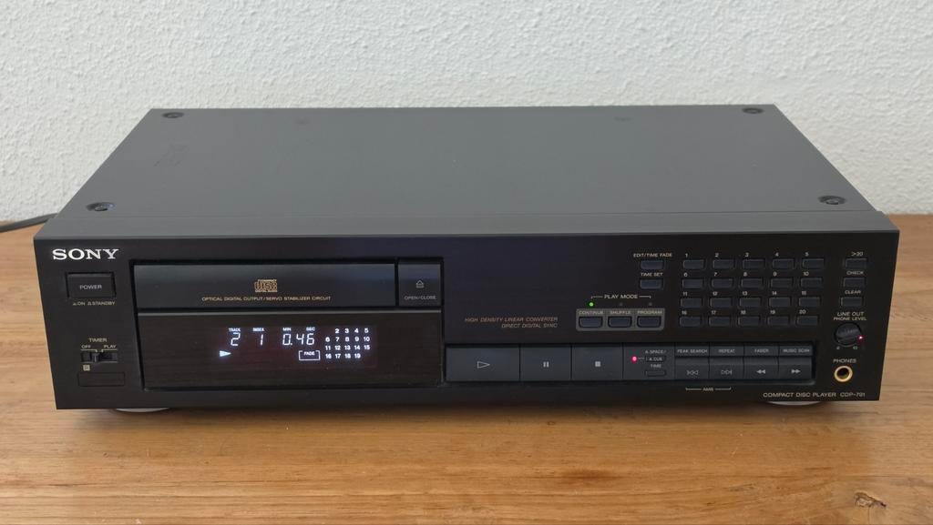 Sony CDP-791 CD-speler - Hoge Kwaliteit Audio, Ophalen, Zo goed als nieuw, Sony