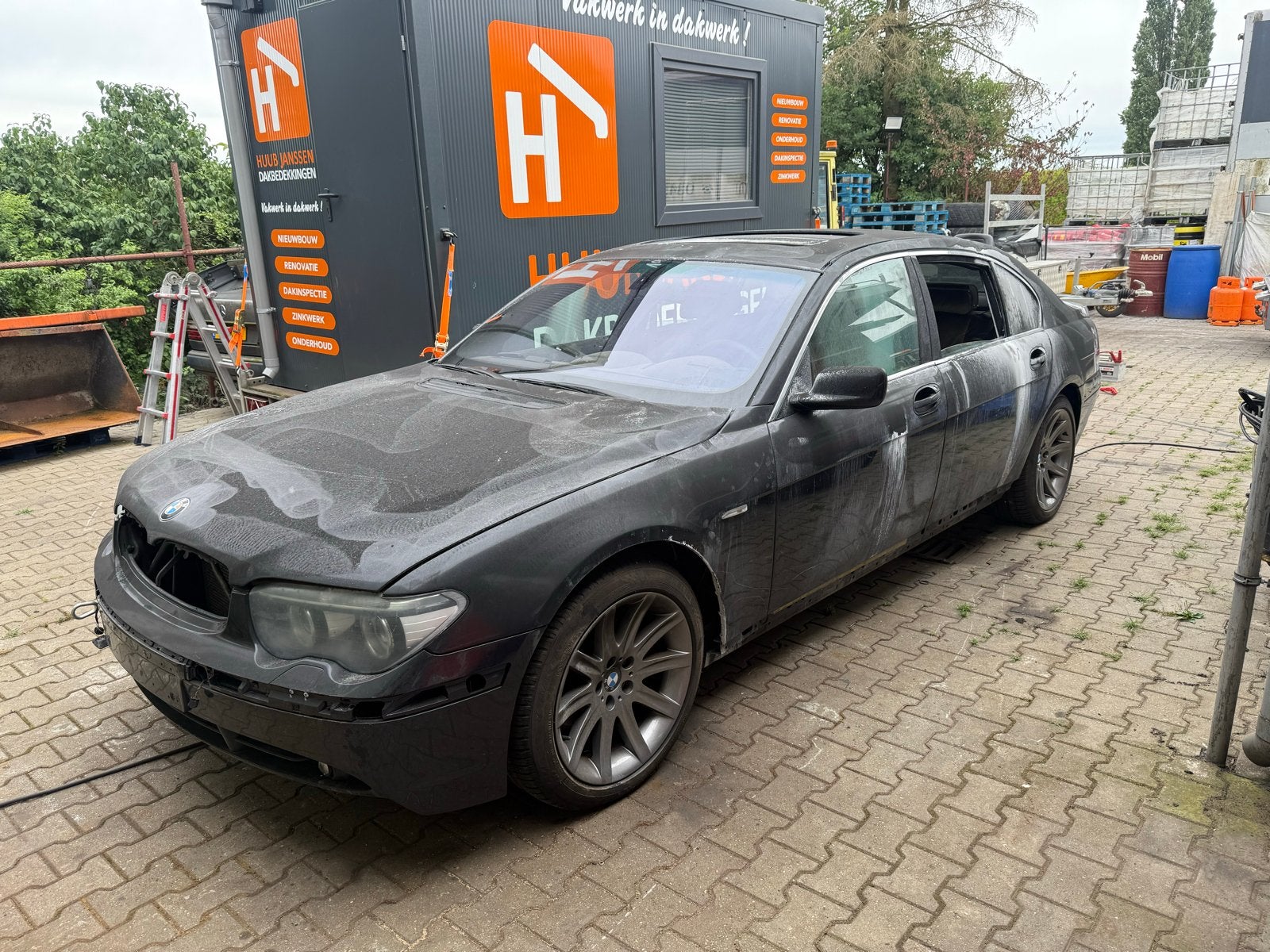 N62B44 Motor met bak BMW 745i voor motorswap E30 E36 E46, Auto-onderdelen, Motor en Toebehoren, Ophalen, Gebruikt, BMW