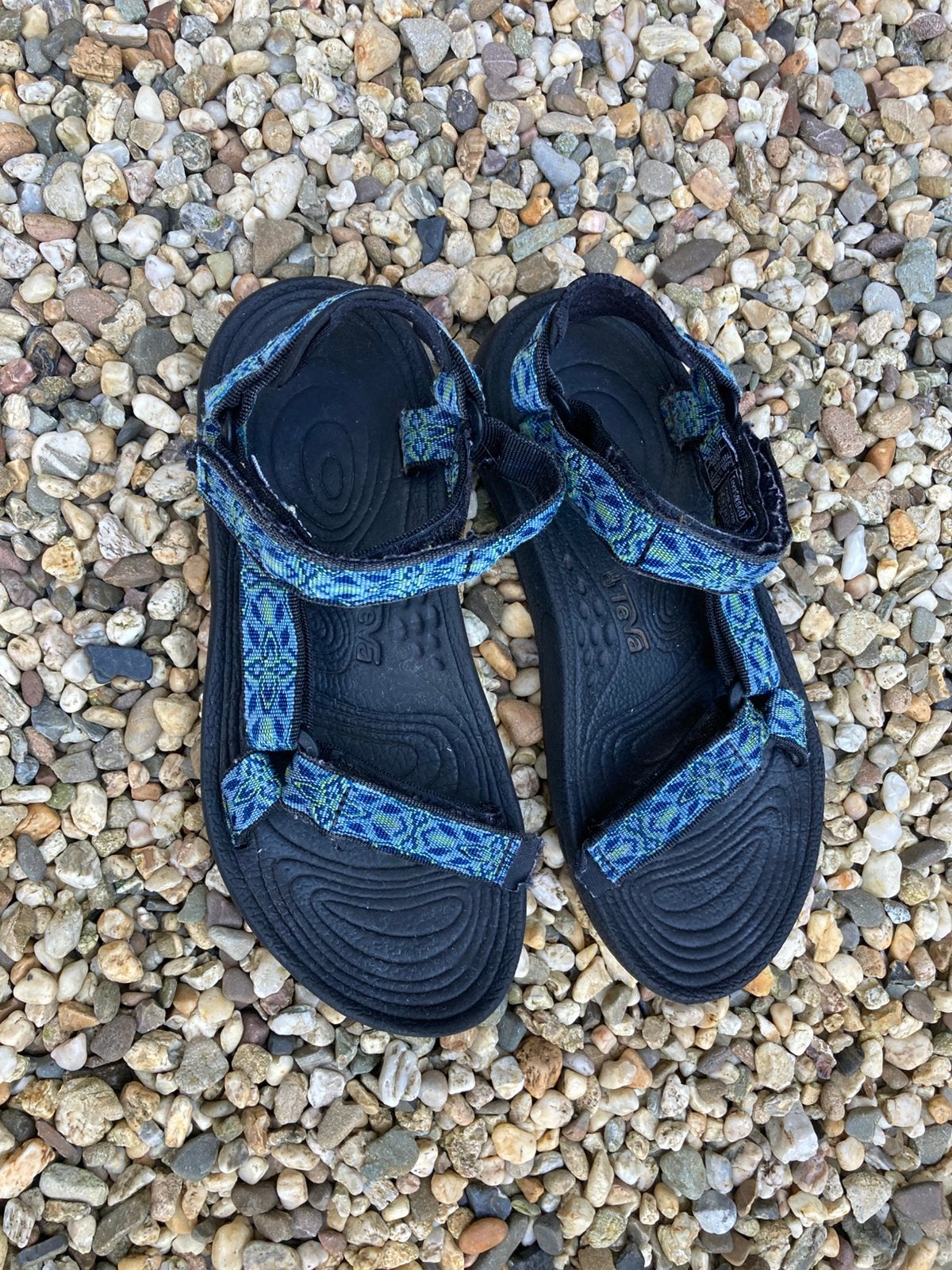 Teva sandalen maat 40, Ophalen, Blauw, Sandalen of Muiltjes, Gedragen