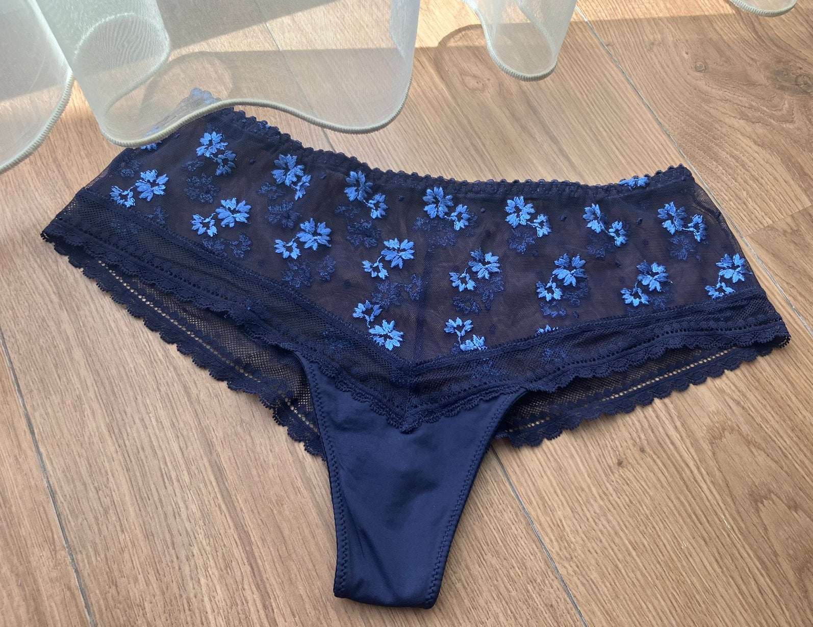 Prima donna hipster, maat 38, Ophalen of Verzenden, Blauw, Slip