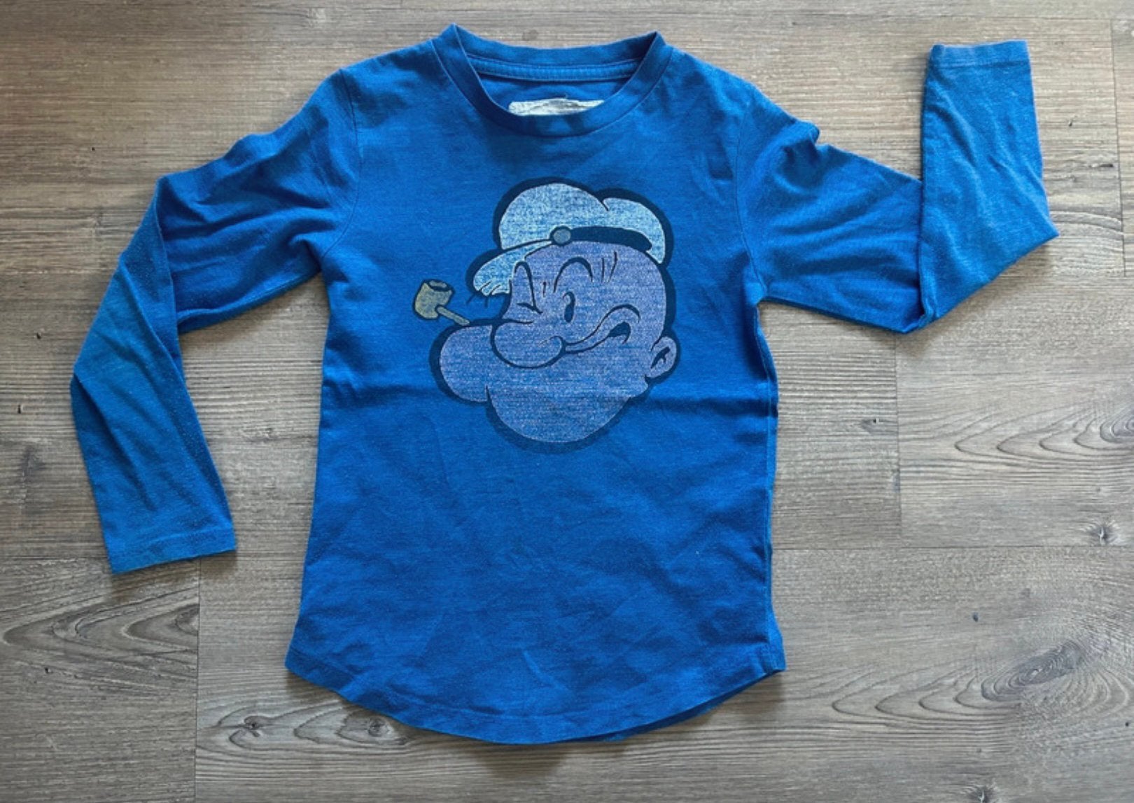 Relaunch shirt met Popeye (110/116), Ophalen of Verzenden, Gebruikt, Jongen, Shirt of Longsleeve