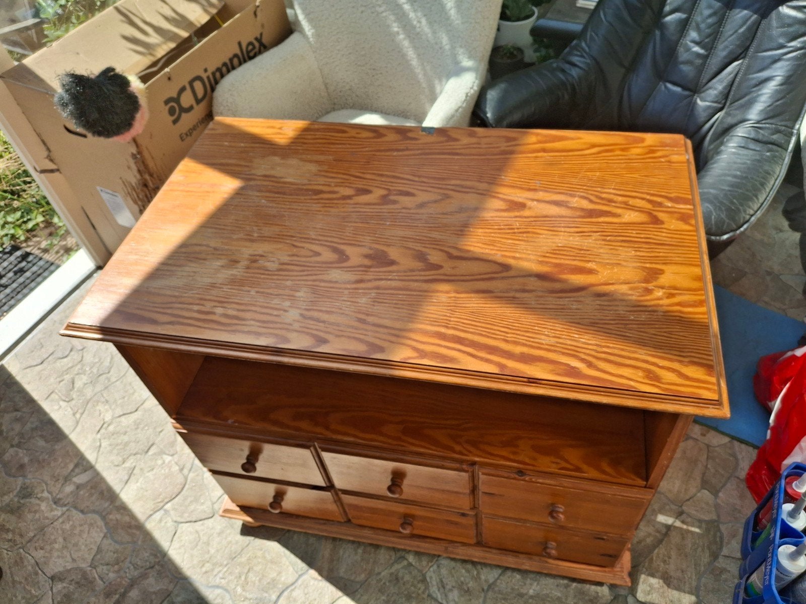 Gratis grenen tv/installatie meubel, Gebruikt, Minder dan 100 cm, Grenenhout, 50 tot 75 cm
