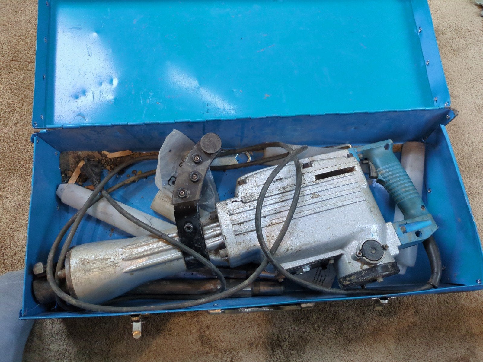 HBM Sloophamer / Kango 1600W, 45 Joule met 2 beitels, Ophalen of Verzenden, Gebruikt