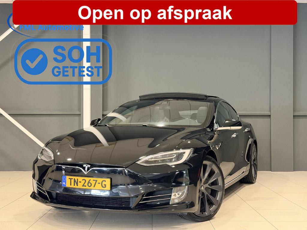 Tesla Model S 75D Base | Panorama dak | SOH 84% | Leder |, Auto's, Stof, Gebruikt, Model S, Automatische klimaatregeling