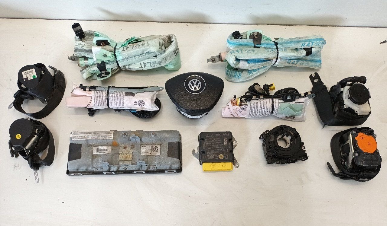 Airbag set Volkswagen Golf, Auto-onderdelen, Dashboard en Schakelaars, Onderdelen@venauto.nl, Van der Ven Autorecycling B.V., Gebruikt