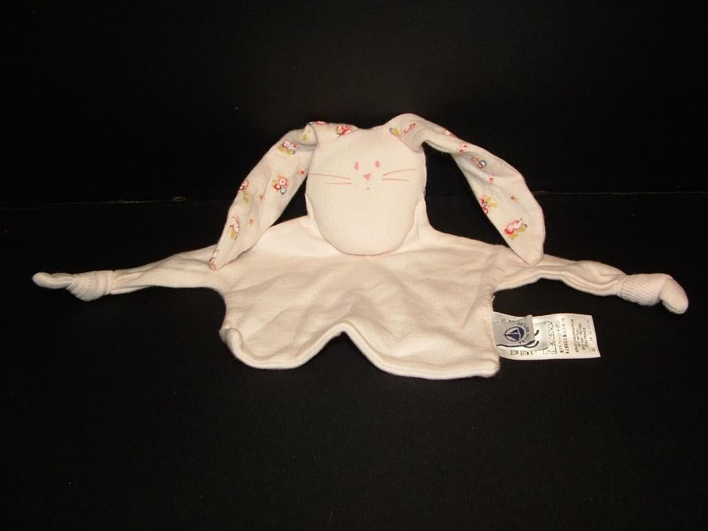 PETIT BATEAU KONIJN KNUFFELDOEKJE TRICOT LICHTROZE M, Verzenden, Nieuw, Overige typen