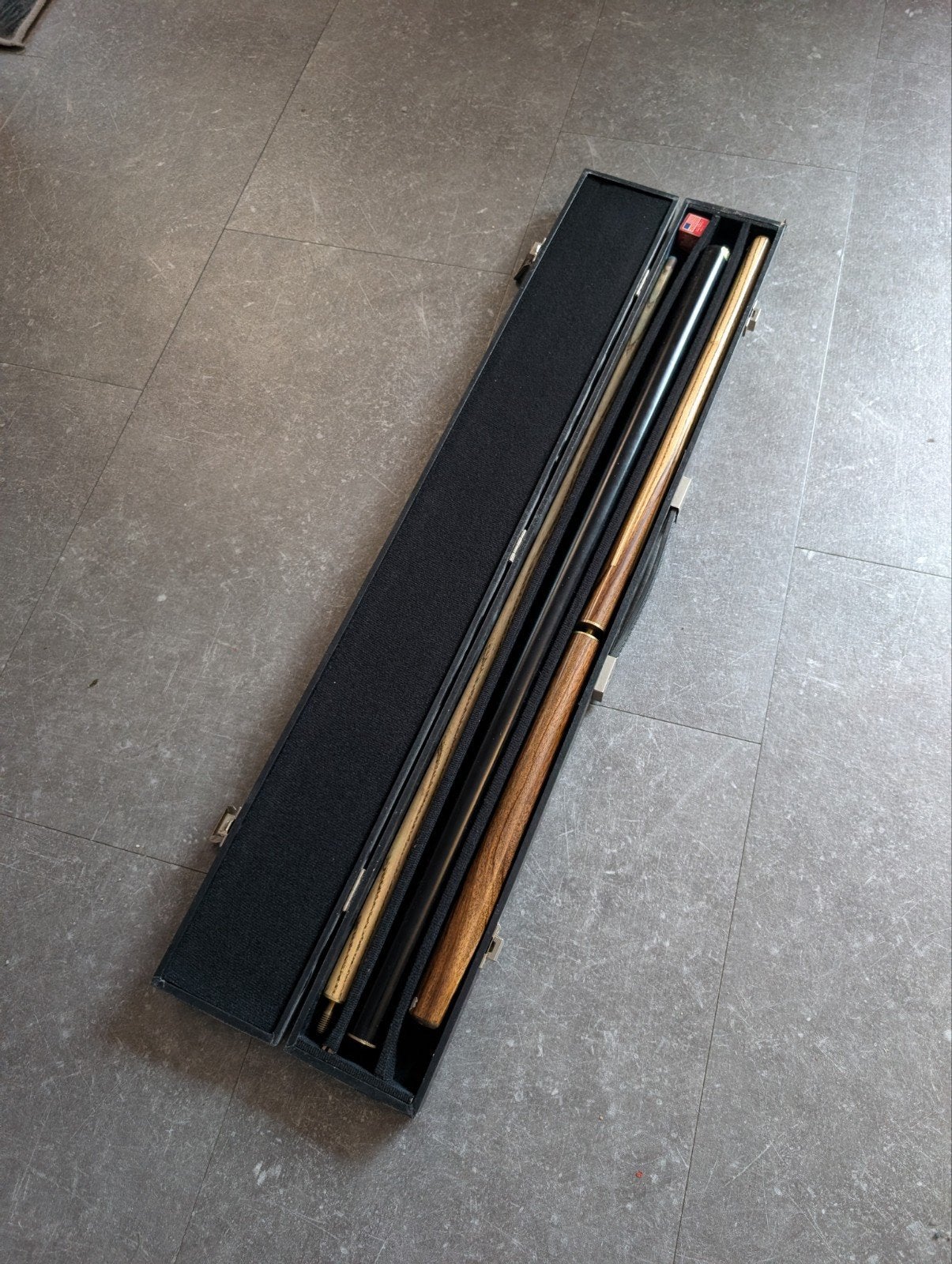 Snookercraft Century snookerkeu met koffer, Sport en Fitness, Biljarten en Poolen, Ophalen