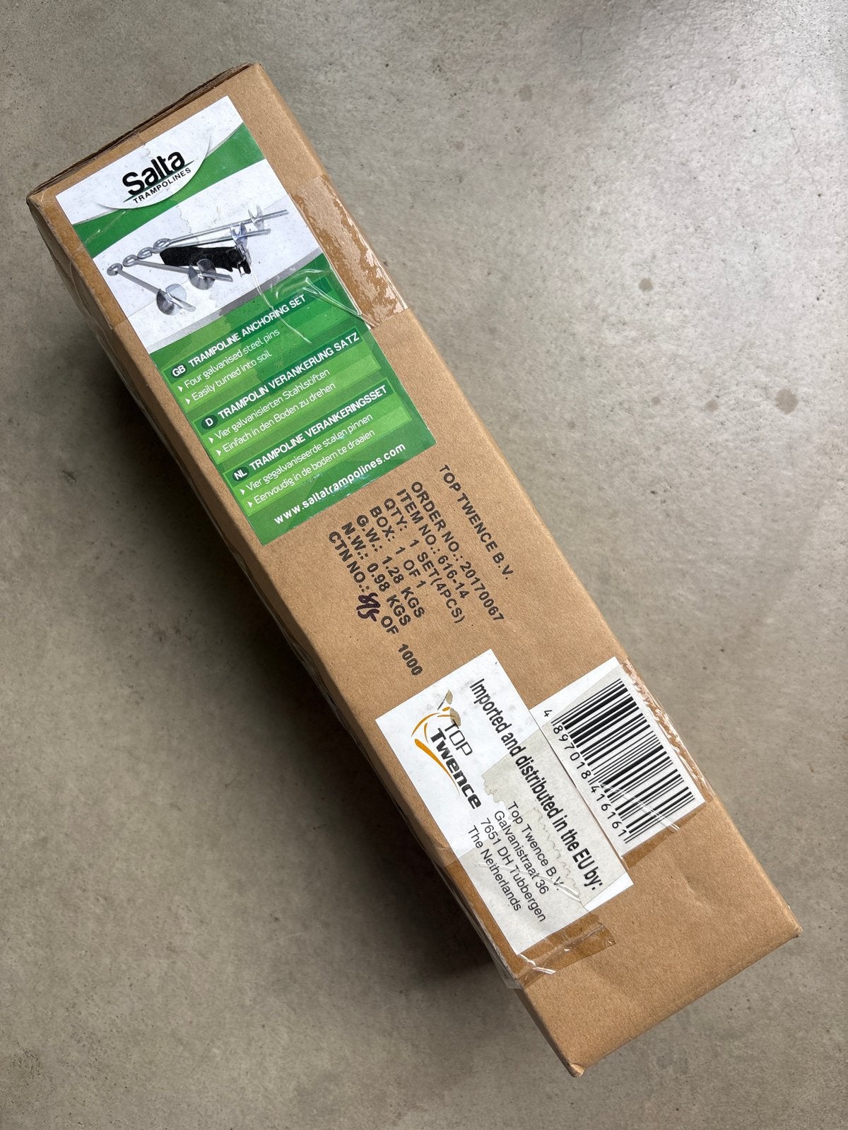 Salta Trampoline Verankeringsset - Nieuw in doos, Ophalen, Nieuw