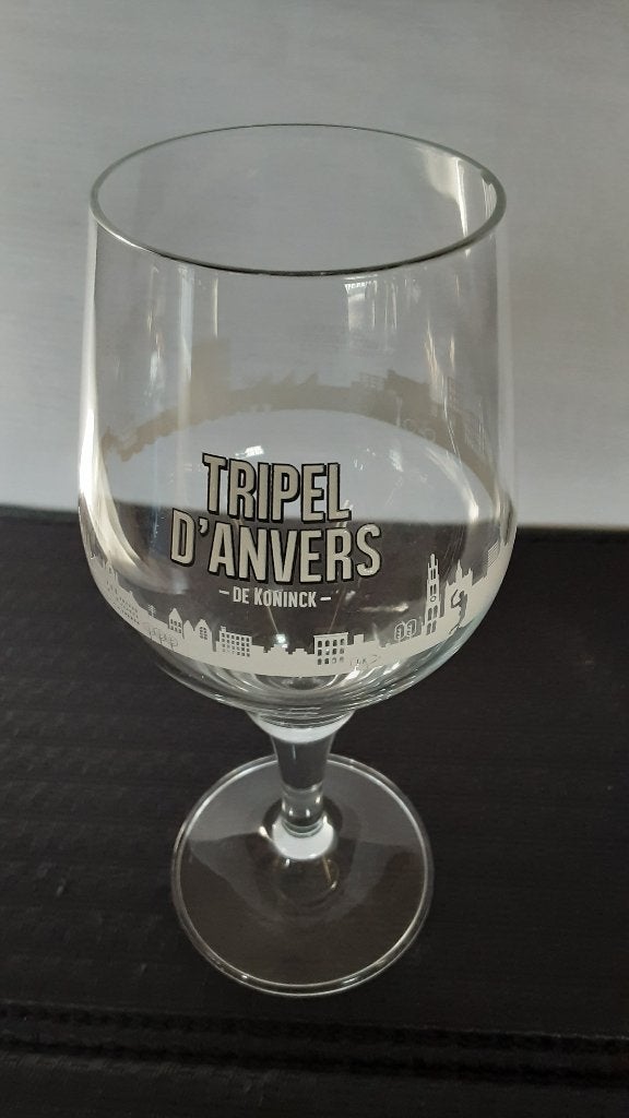 TRIPEL D`Adviers glas, Verzamelen, Ophalen of Verzenden, Zo goed als nieuw, Bierglas
