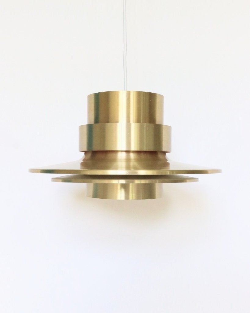 Vintage messing Zweedse hanglamp Carl Thore, N.v.t., Granhaga, N.v.t., Vintage Scandinavisch design