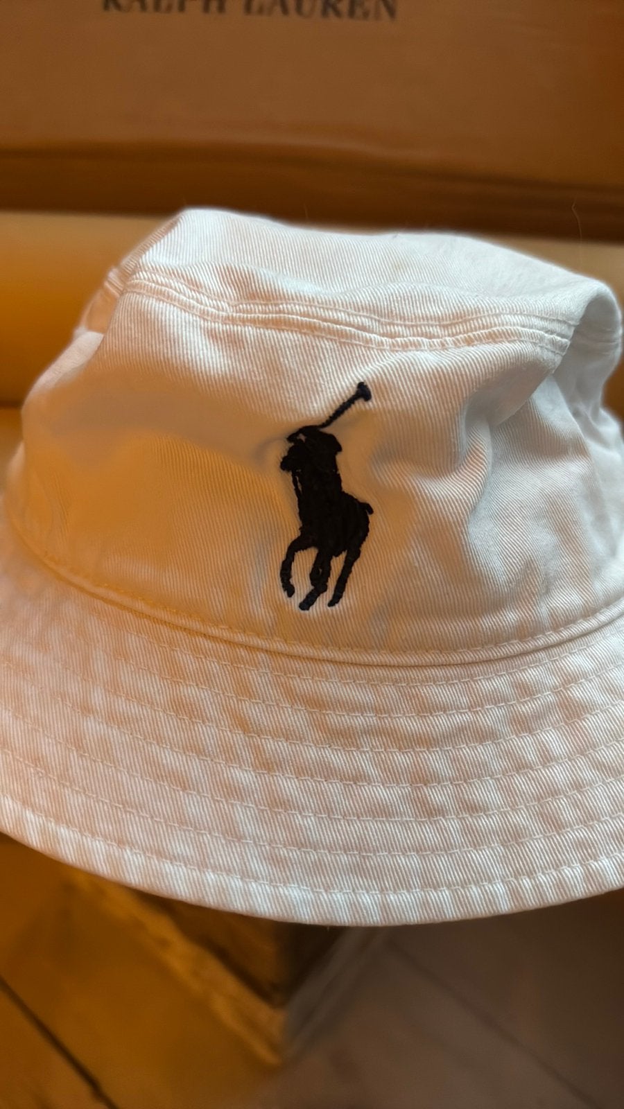 Super mooi RALPH LAUREN zonne hoedje One size 4-7 Y, Overige typen, Ophalen of Verzenden, Zo goed als nieuw, Polo Ralph Lauren