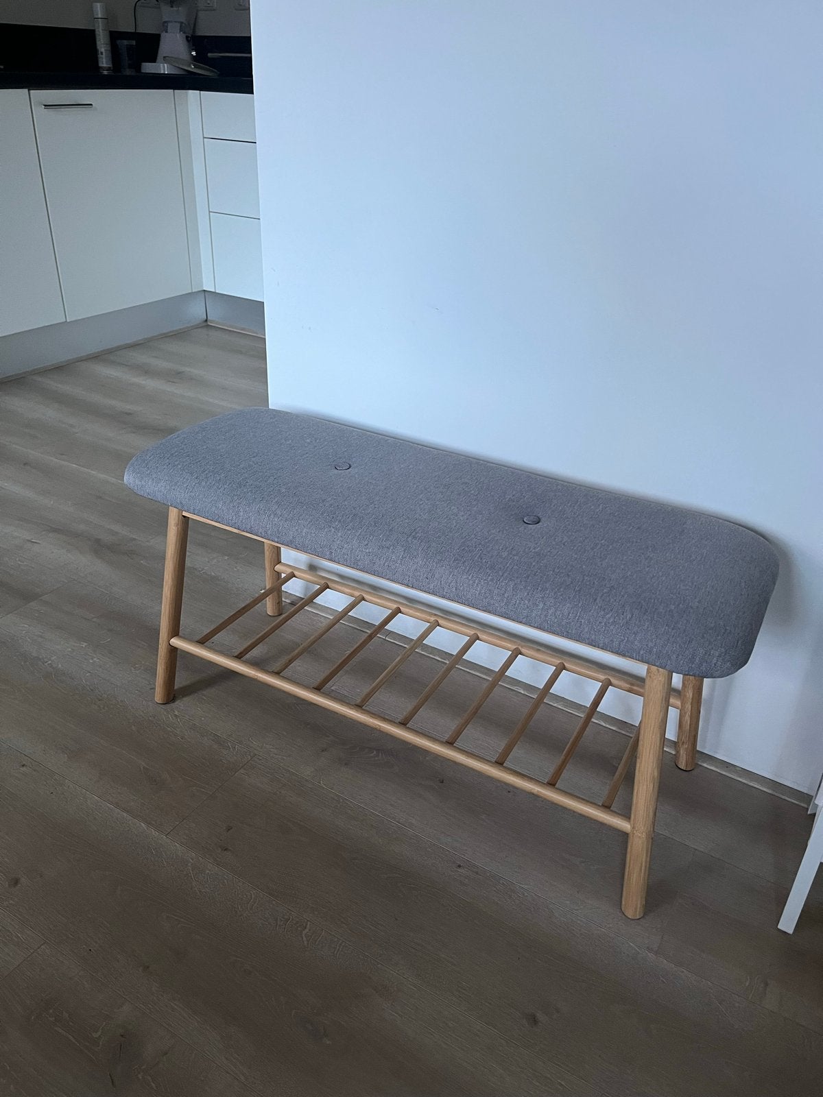 jysk bench vandsted, Ophalen, Zo goed als nieuw, Hout, Eén