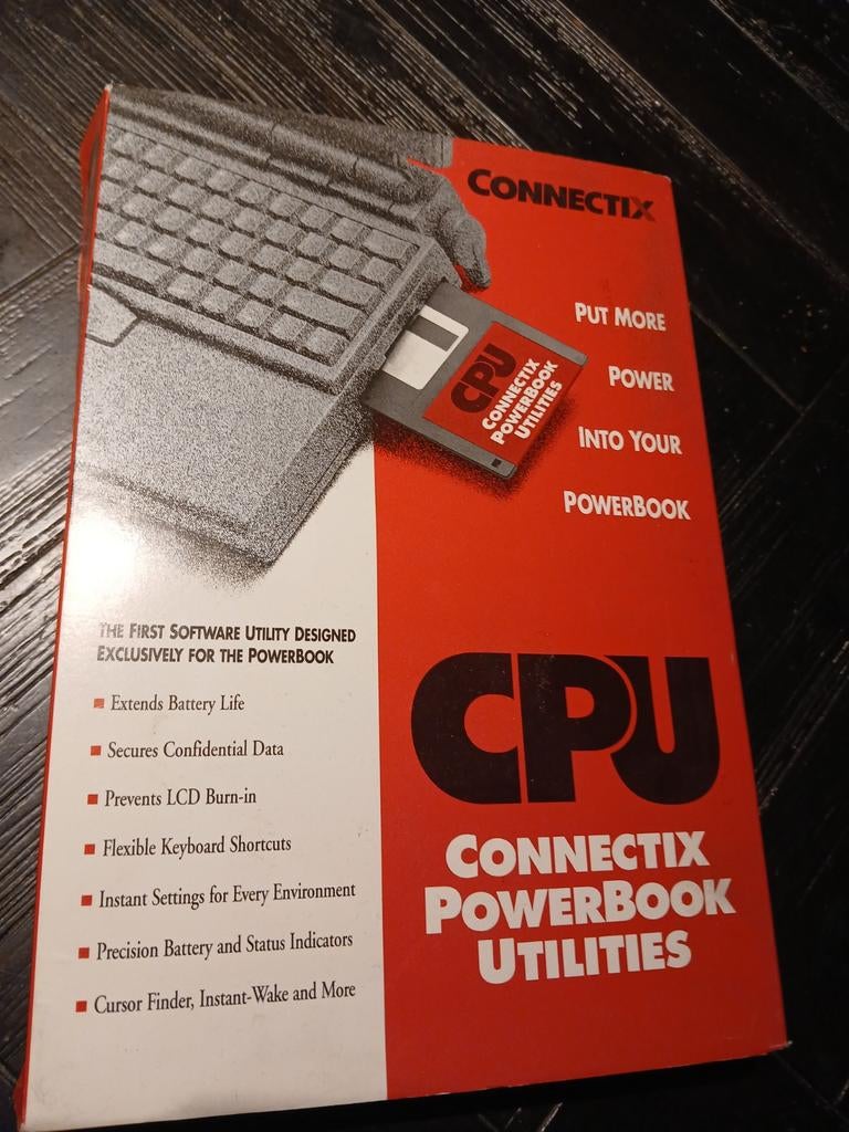 Connectix CPU PowerBook Utilities Versie 2.0 voor MacOS, Ophalen of Verzenden, Gebruikt, MacOS