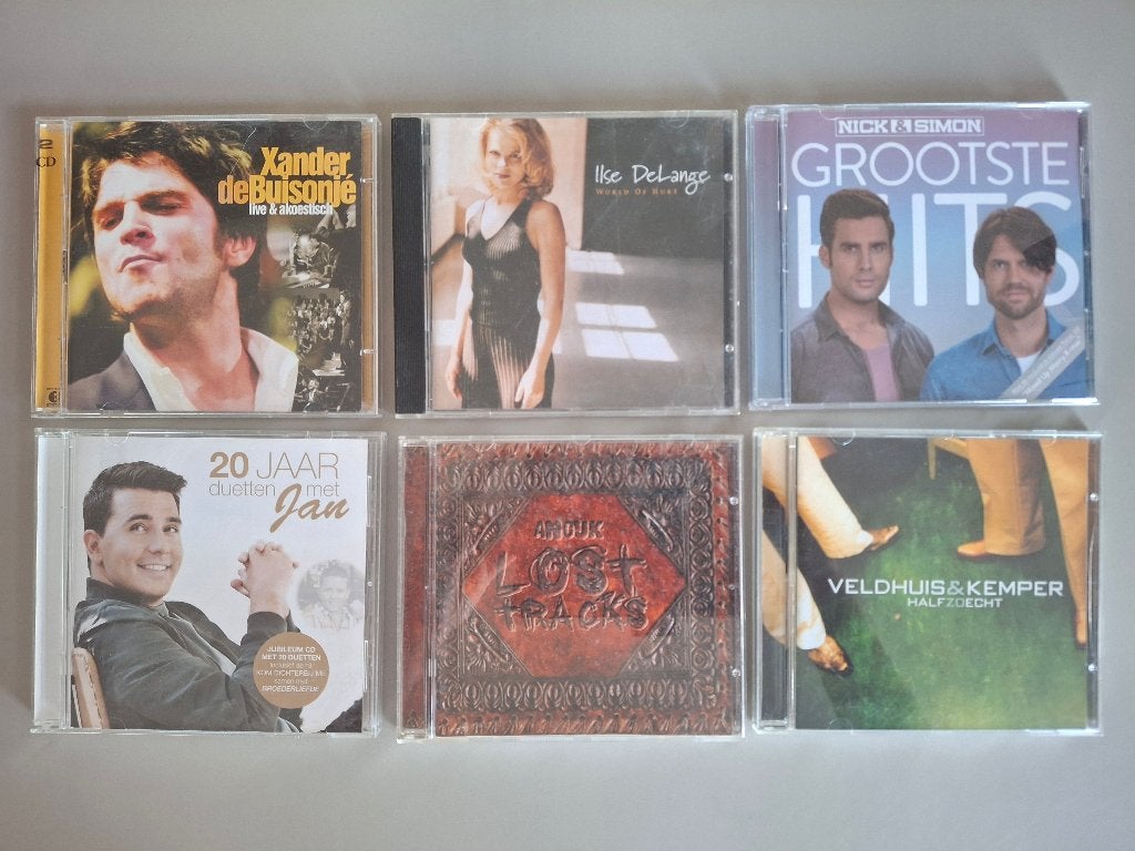 CD's (6) Ned. muziek o.a. Jan Smit, Anouk,Nick & Simon, Ilse, Ophalen of Verzenden, Zo goed als nieuw, Pop