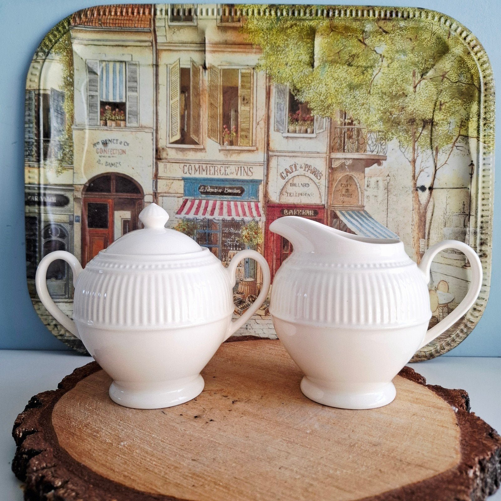 Wedgwood Windsor, roomstelletje, Wedgwood, Klassiek, Overige typen, Ophalen of Verzenden