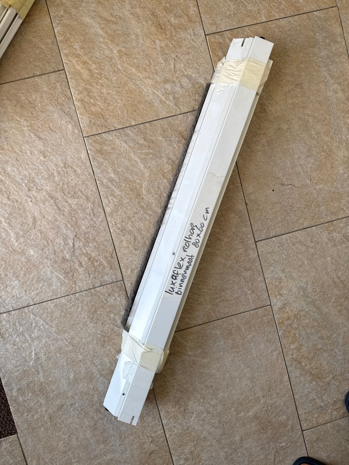 Luxaflex rolhor wit 80x60 cm, Ophalen, Gebruikt, Wit, Vliegengordijn