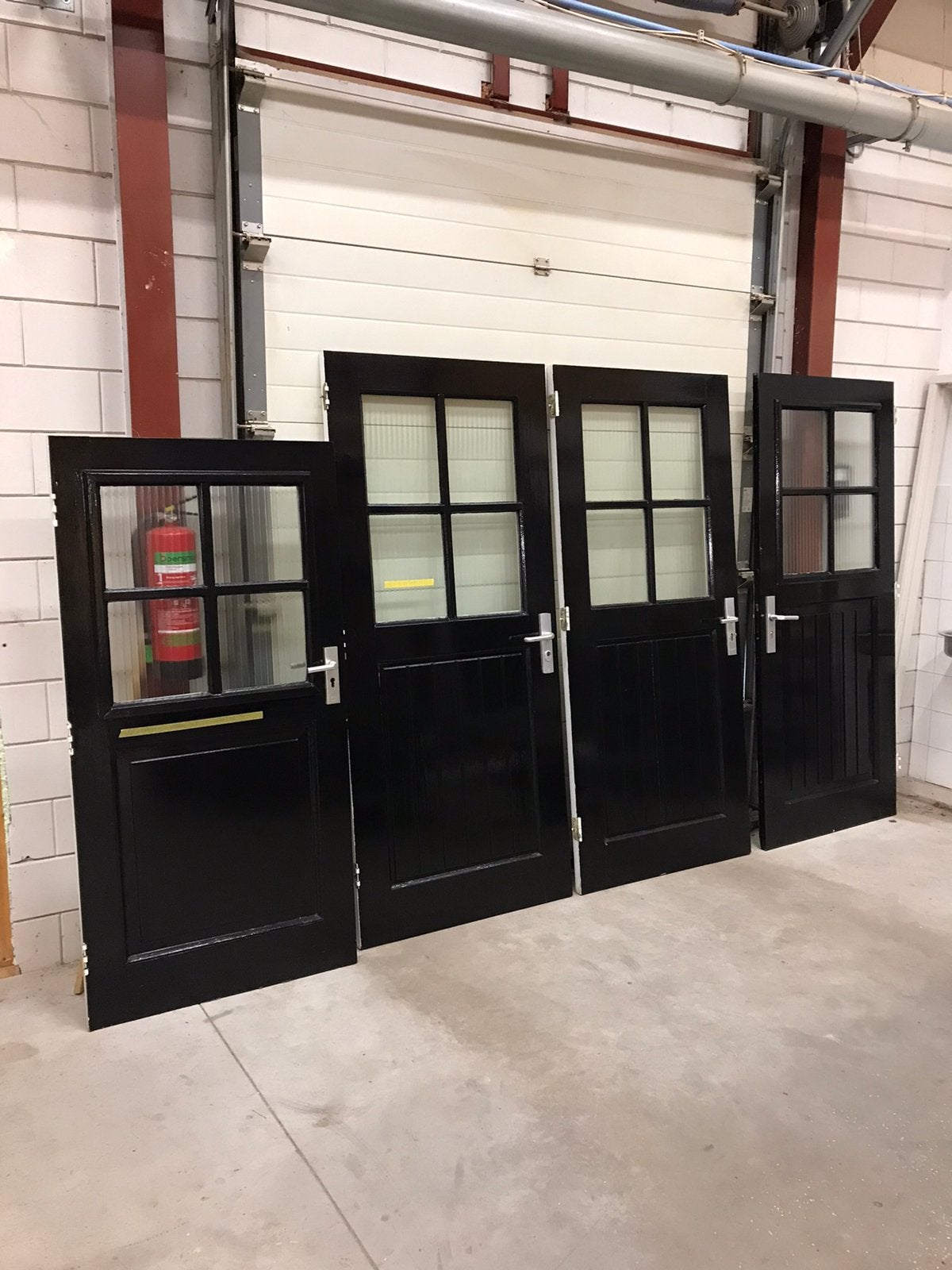 Harde! Hardhouten Achterdeur voordeur achterdeuren iso glas, Doe-het-zelf en Verbouw, Deuren en Horren, Ophalen, 80 tot 100 cm
