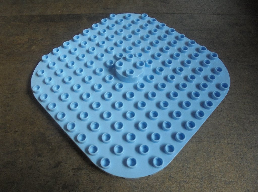 Lego Duplo Baseplate 12x12 (zie foto's), Ophalen of Verzenden, Gebruikt, Losse stenen, Duplo