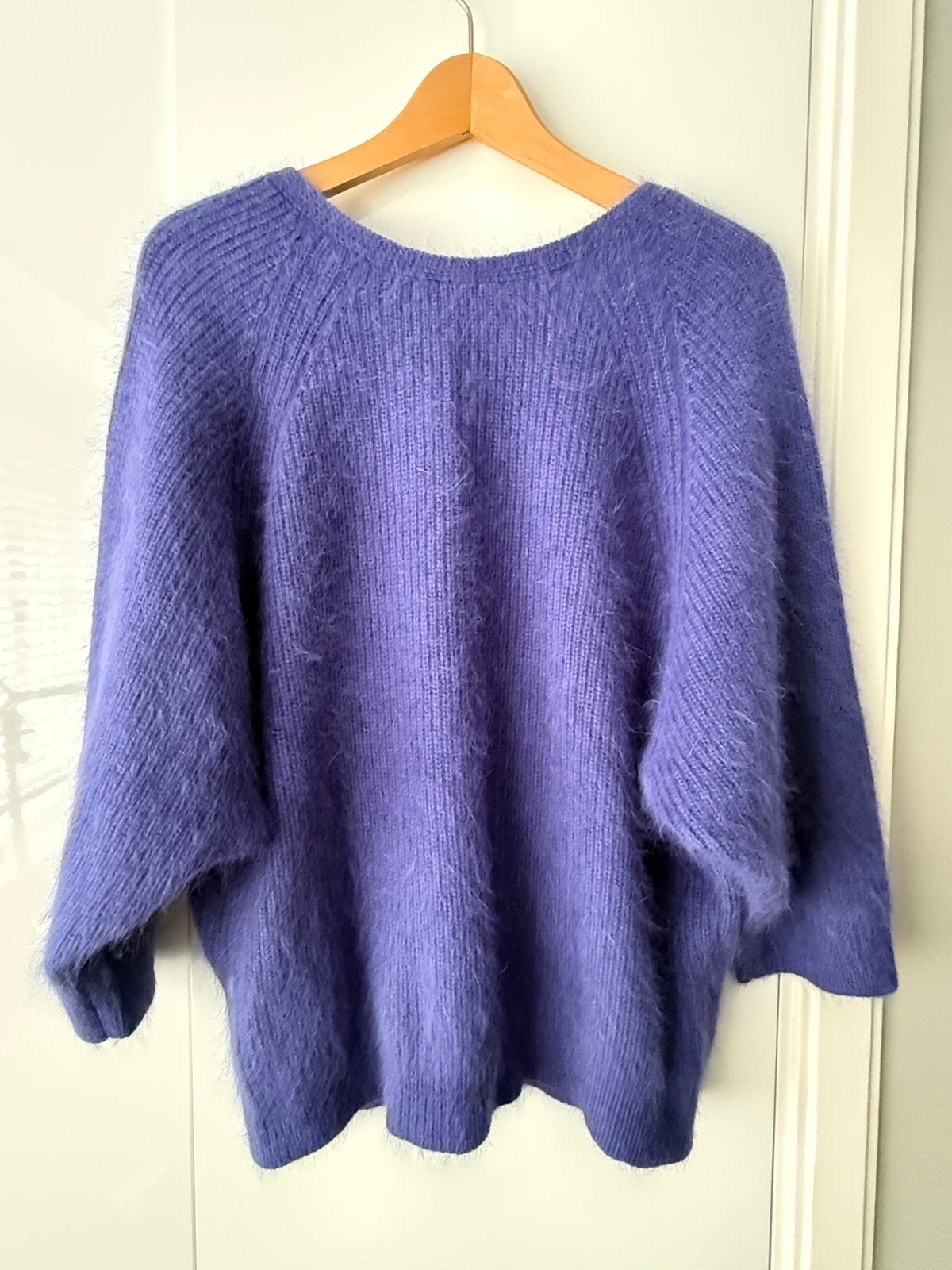 Ba&sh angora purple sweater trui | 2 = s-m, Kleding | Dames, Truien en Vesten, Ophalen, Zo goed als nieuw, Maat 36 (S)