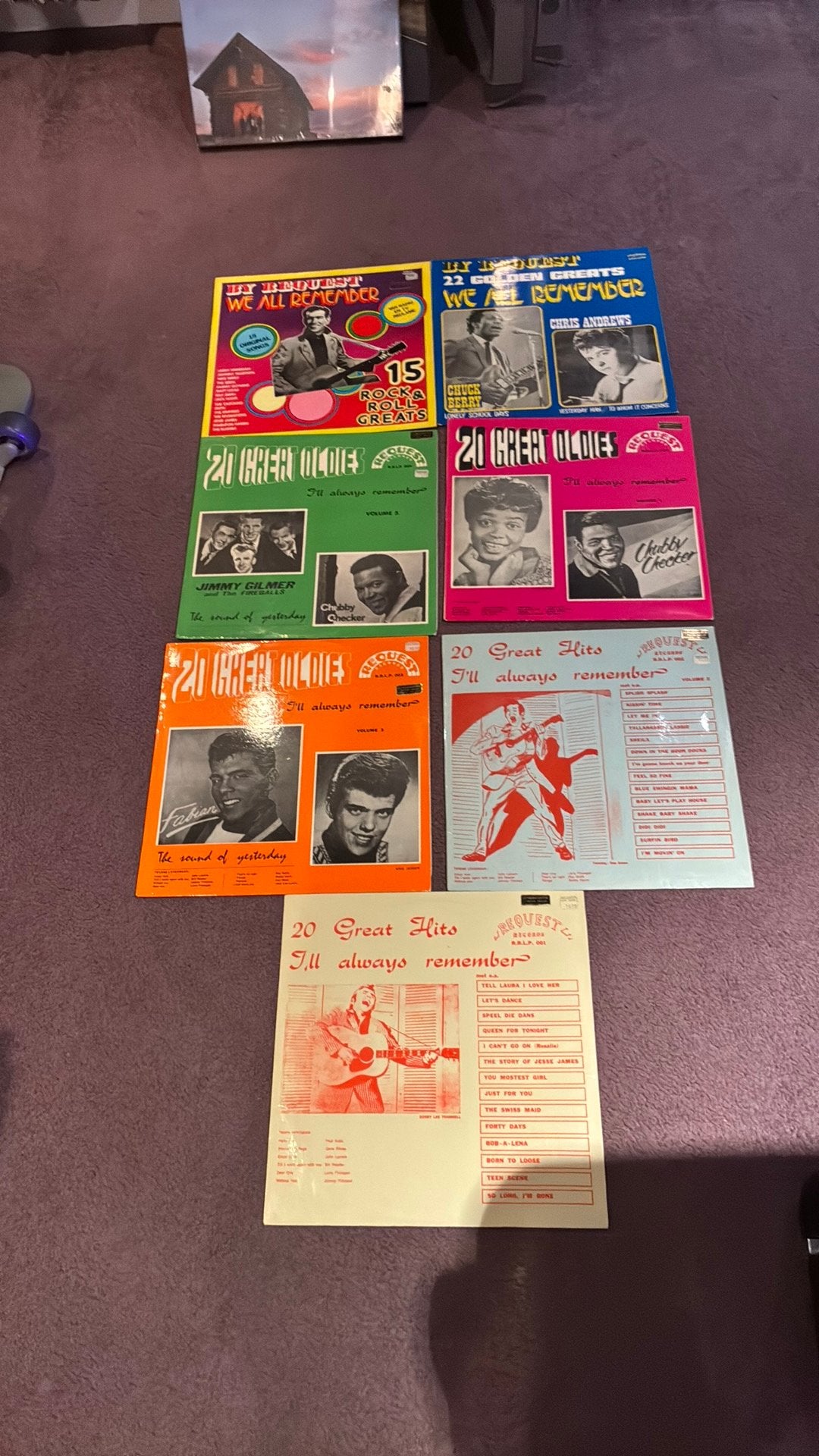Lot unieke "Request (Remember) LP's G Oldies serie (7 X LP), LP, Gebruikt, Ophalen of Verzenden, 12 inch
