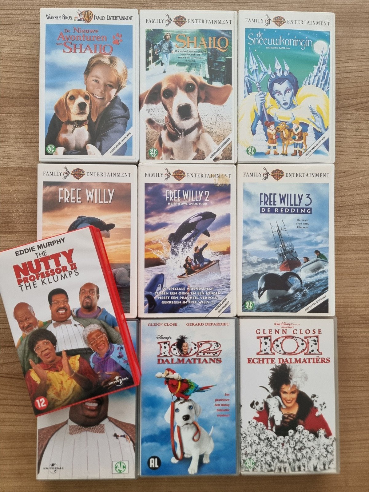 Videobanden 10 stuks, Alle leeftijden, Ophalen of Verzenden, Gebruikt, Overige typen