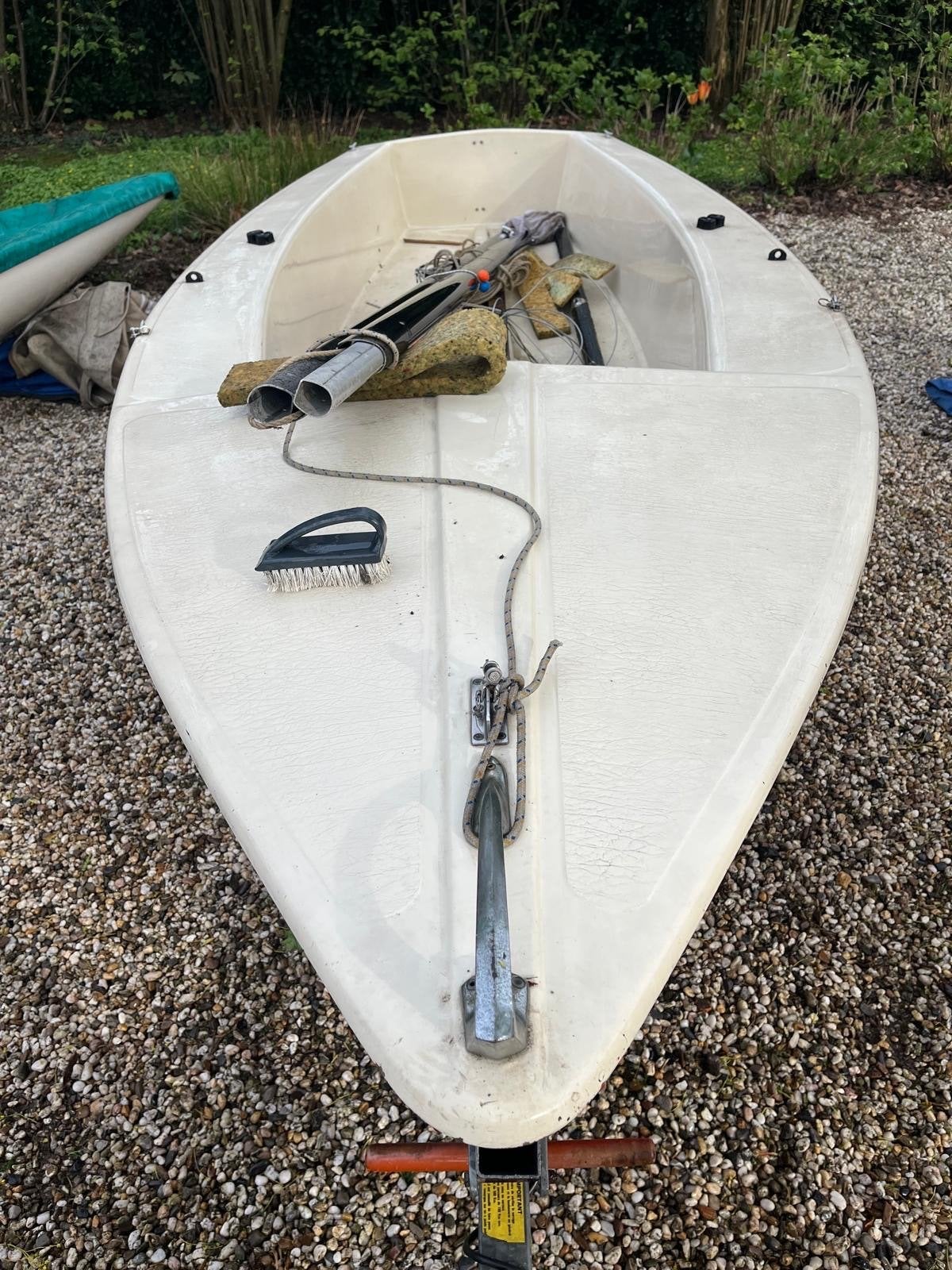 Polyester Flits Flying Arrow, Watersport en Boten, Open zeilboten, Ophalen, Gebruikt, 4 m, Overige typen
