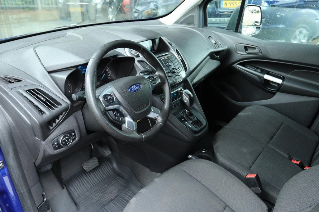 FORD TRANSIT CONNECT 1.5 TDCI L1 TREND 3-ZITS AUT. | CAMERA, Auto's, Gebruikt, Euro 6, 4 cilinders, Blauw