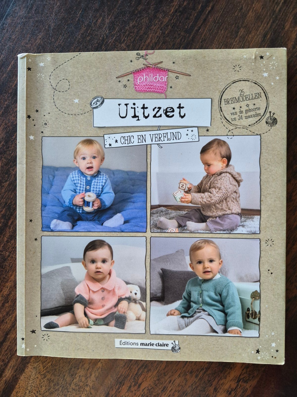 babykleertjes breien, Ophalen of Verzenden, Zo goed als nieuw, Breien, Patroon of Boek