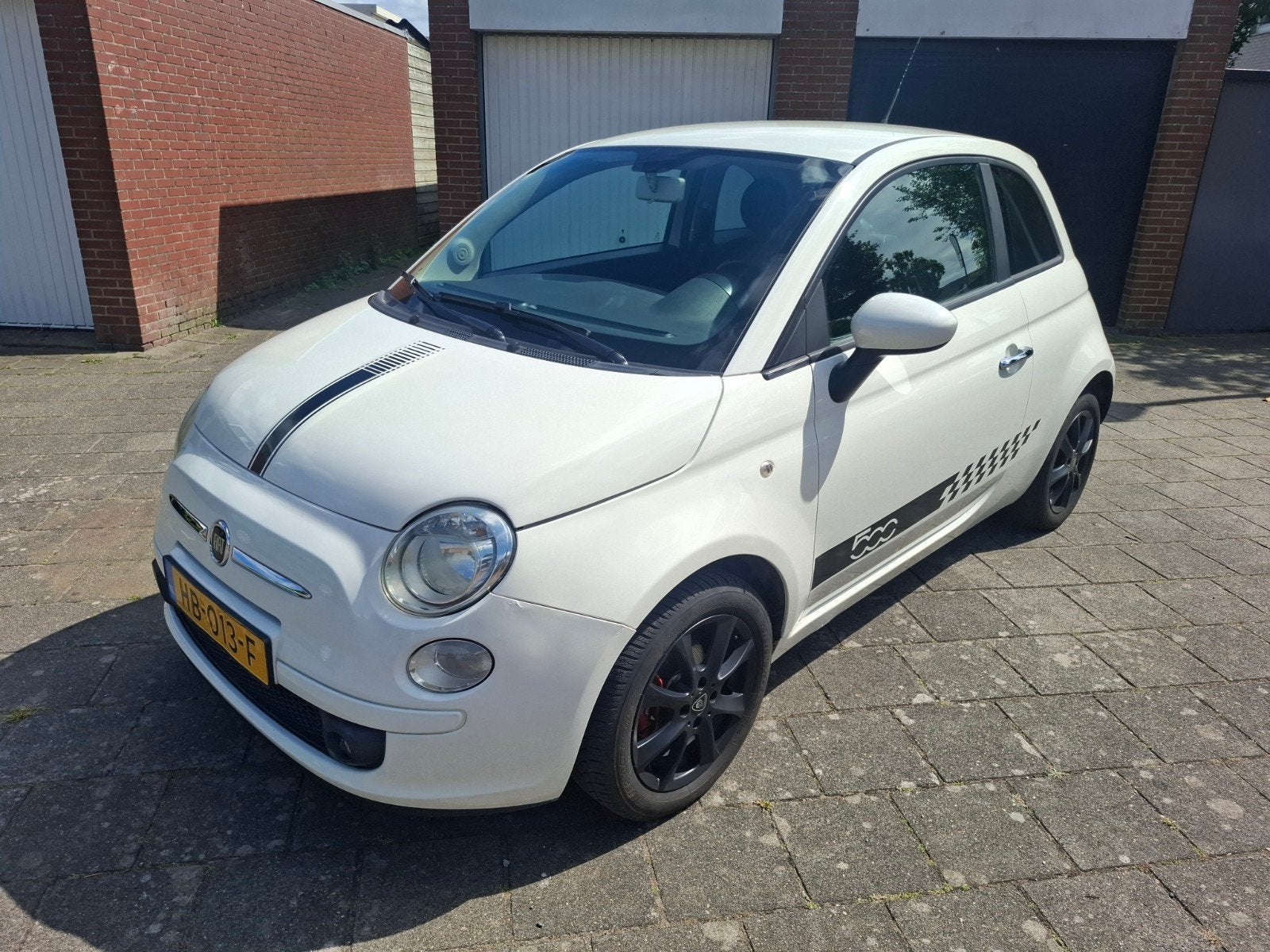 Fiat 500 1.2 Sport,bj 2009, Airco, Nieuwe Apk t/m 15-06-2027, Voorwielaandrijving, Stof, 4 cilinders, 840 kg