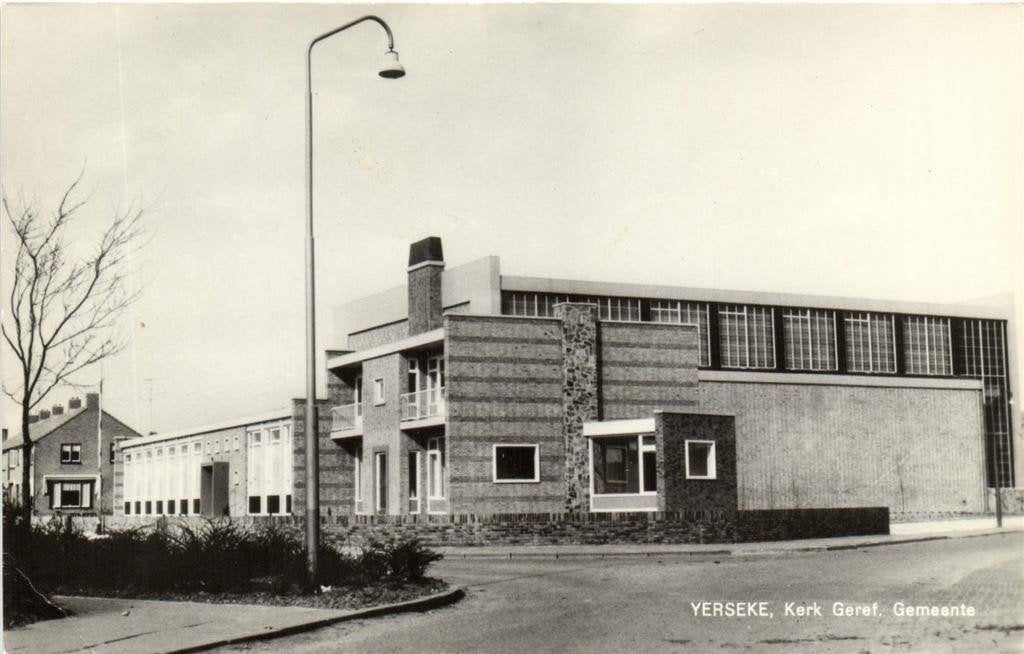 Yerseke, Kerk Geref. Gemeente - ongelopen, Verzamelen, Ophalen of Verzenden, 1960 tot 1980, Ongelopen, Zeeland
