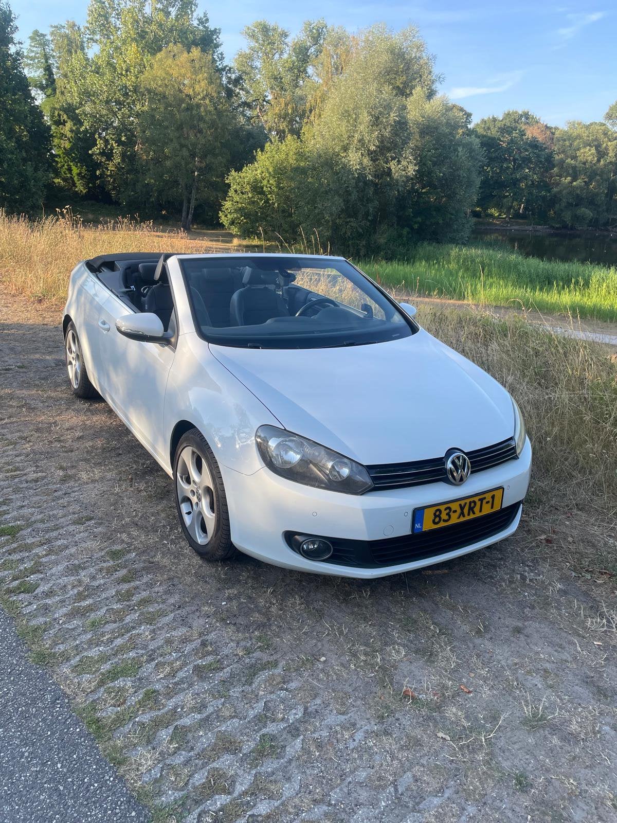 Volkswagen Golf 1.2 TSI 77KW BMT Cabrio 2012 Wit, Auto's, Voorwielaandrijving, 1321 kg, 4 cilinders, Cabriolet