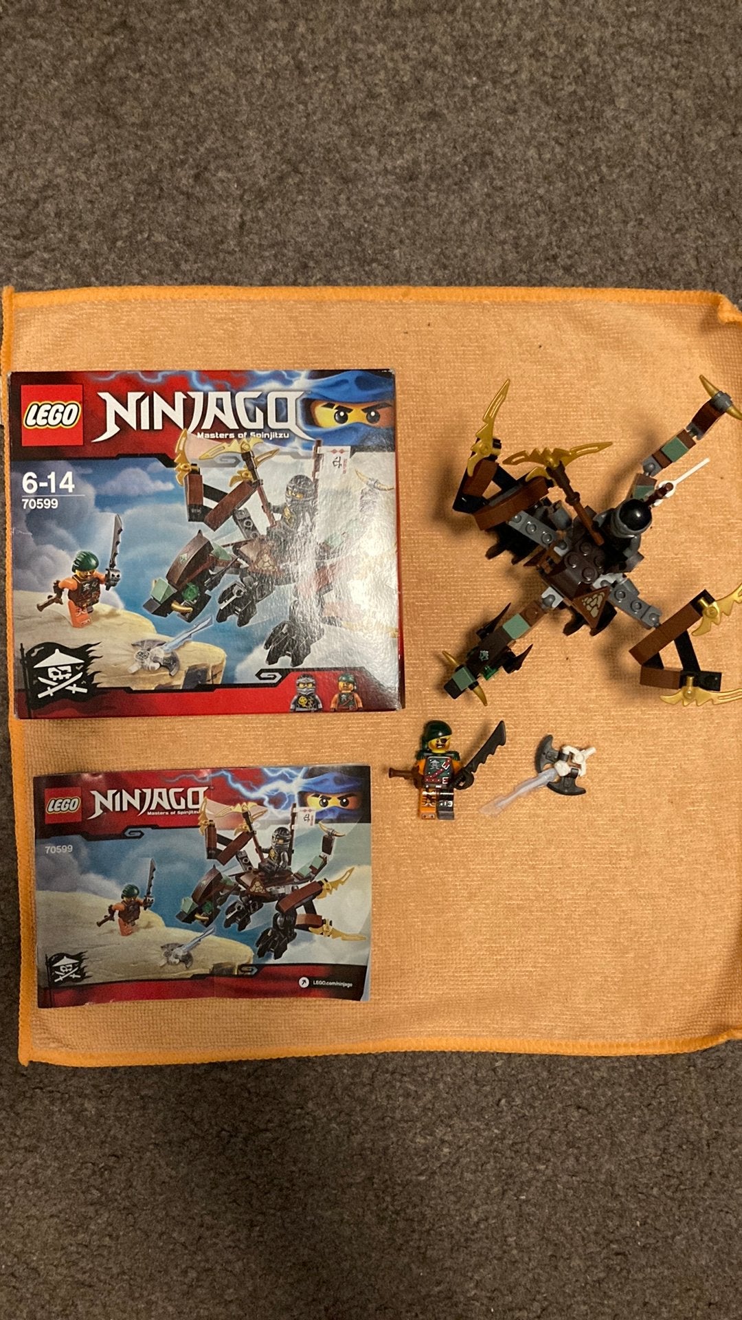 Lego Ninjago, Lego, Ophalen of Verzenden, Zo goed als nieuw, Inclusief accessoires