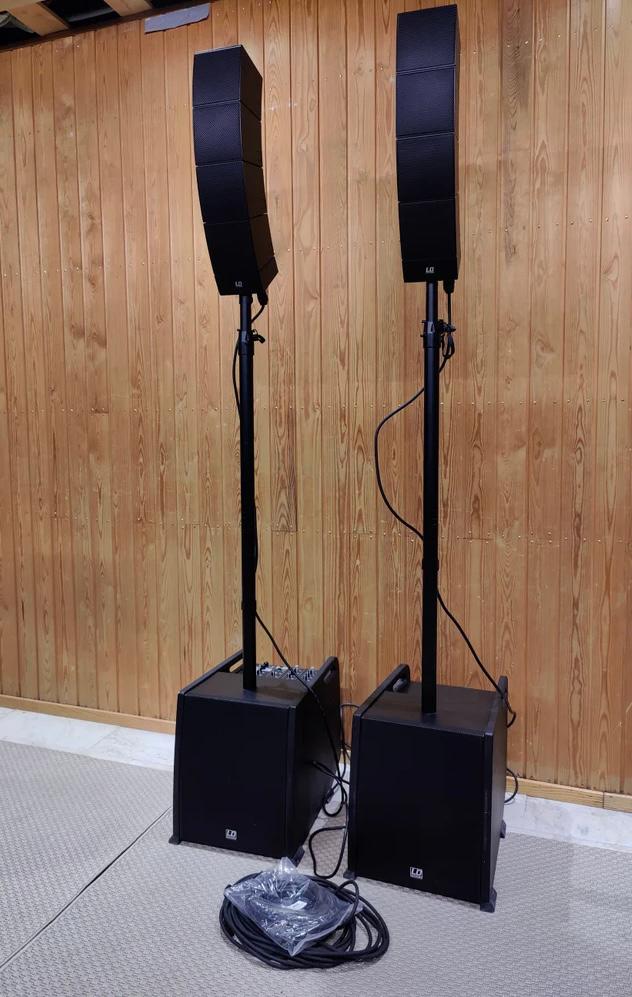 LD Systems Curv 500 PS complete set, Audio, Tv en Foto, Luidsprekers, Subwoofer, Zo goed als nieuw, 120 watt of meer, Ophalen